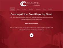 Tablet Screenshot of ccreporting.com